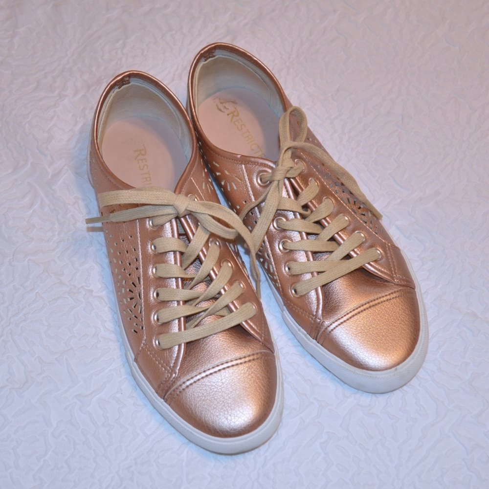 Restricted Rose Gold Sneakers